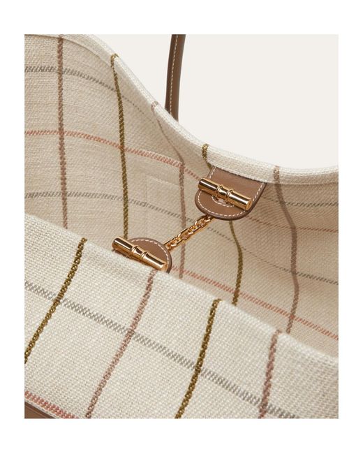 Loro Piana Natural Ghiera Large Handbag