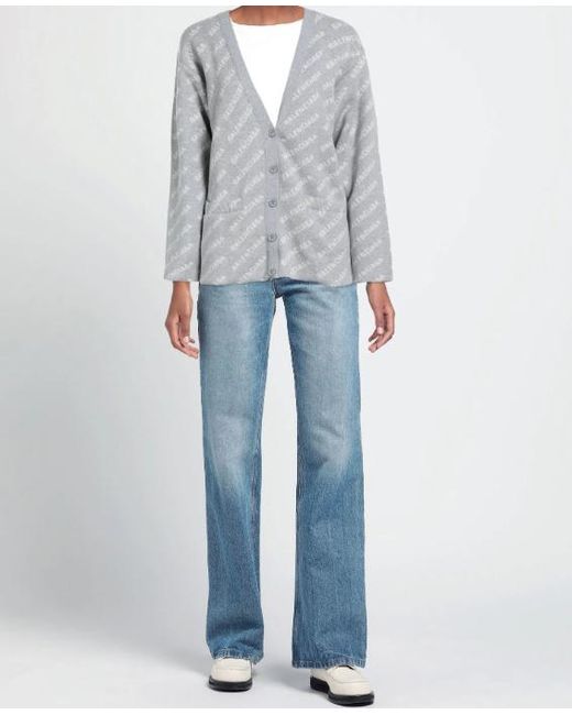 Balenciaga Gray Cardigans