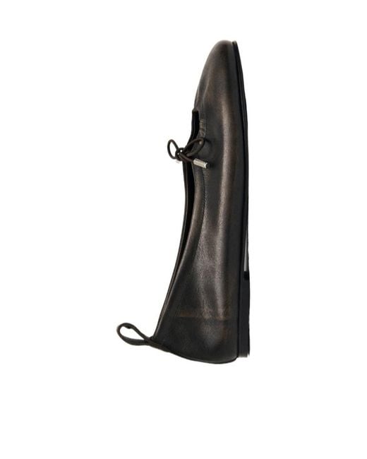 Alohas Black Rosalind Bow Ballet Flats