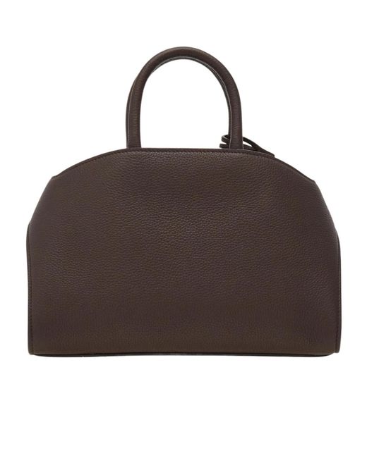 Ferragamo Brown Ferragamo Mini Hug Top Handle Bag