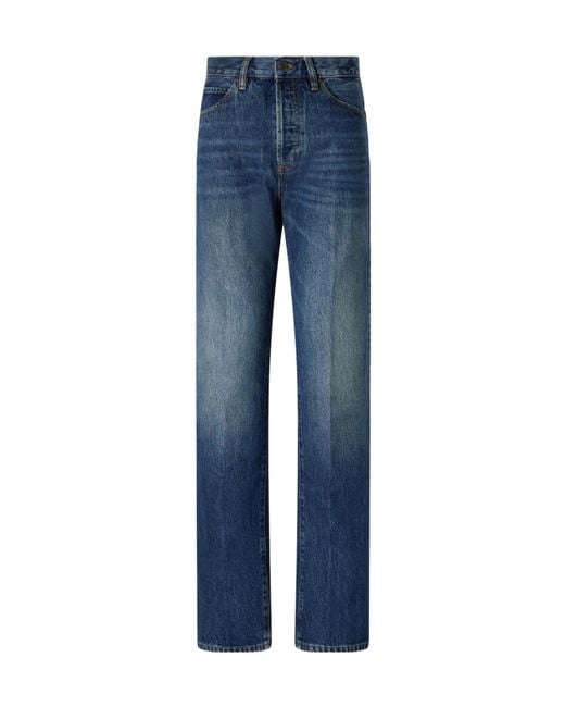 FRAME Blue Straightleg Jeans