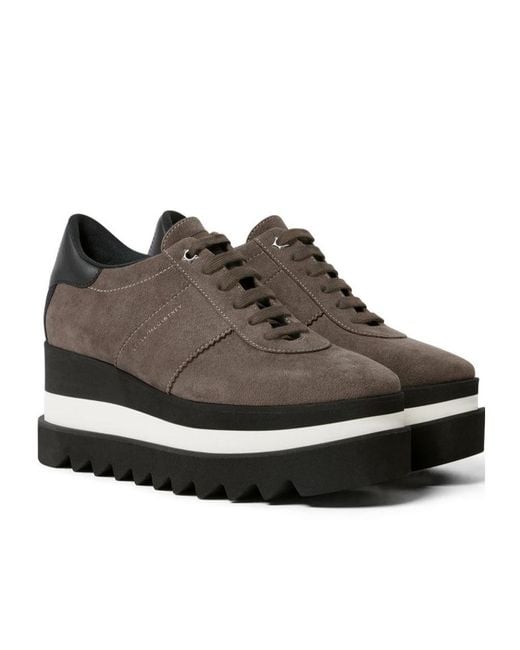 Stella McCartney Brown Elyse Platform Derby Shoes