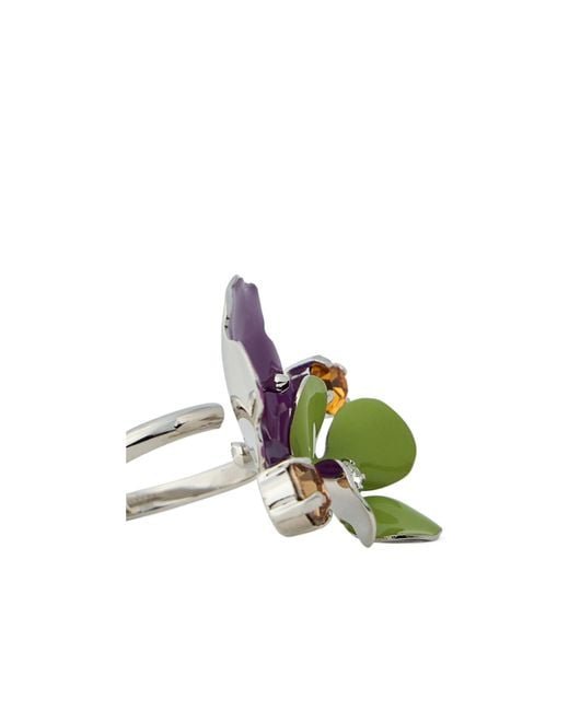 Marni Purple Flower Ring