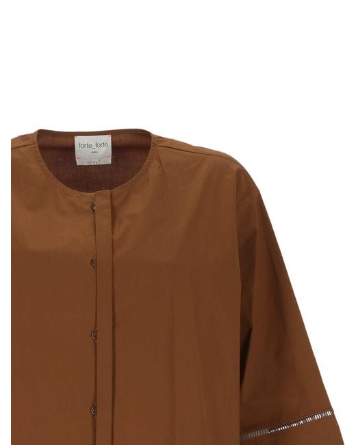 Forte_forte Brown Long Sleeve Shirt