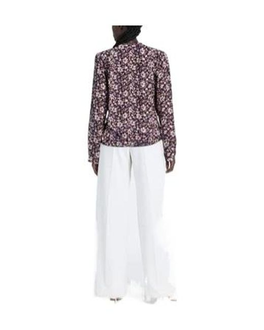 Isabel Marant Gray V-Neck Cropped Long-Sleeve Top