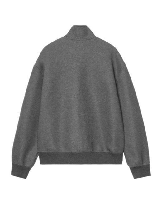 Carhartt Gray Alda Zip Sweat Jacket for men