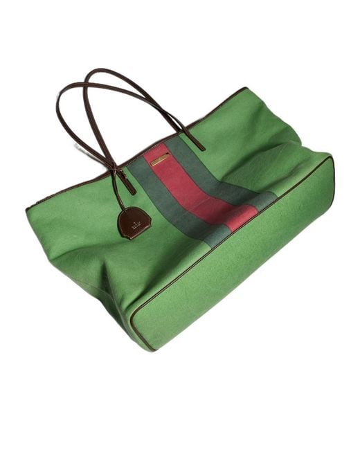 Gucci Green Tribeca 'Cannes' Large Tote