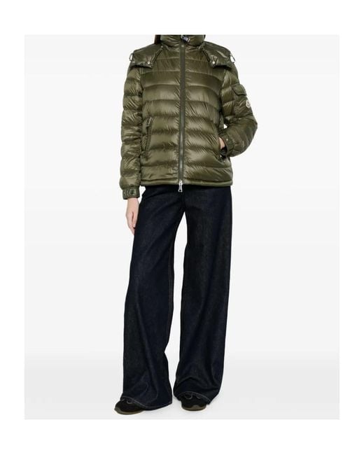 Moncler Green Dalles Hooded Down Jacket