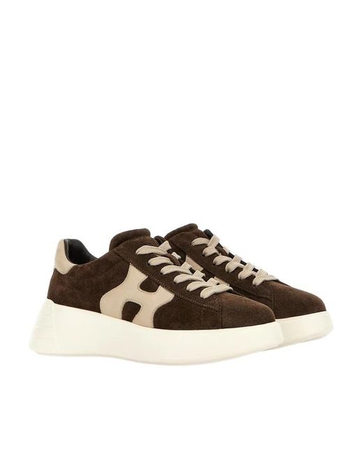Hogan Brown Rebel Sneakers