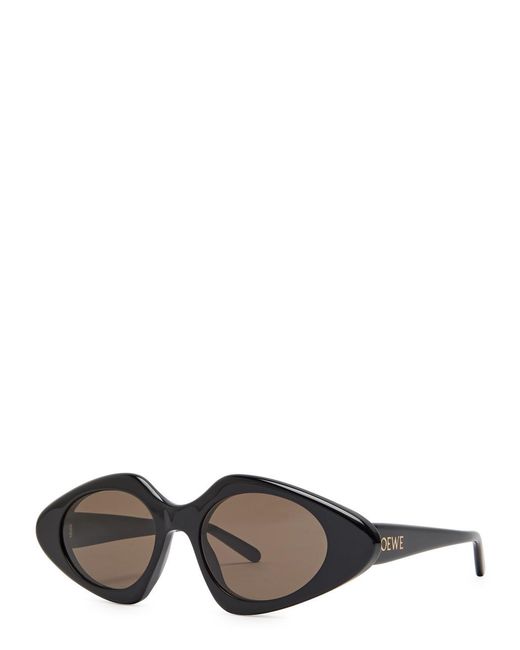 Loewe White Classic Logo Sunglasses