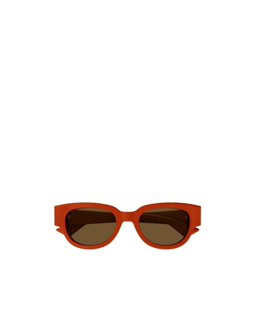 Bottega Veneta Brown Eyewear Cat Eye Frame Sunglasses