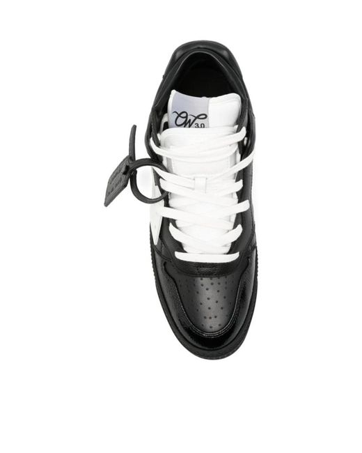 Off-White c/o Virgil Abloh Black Lace-Up Sneakers for men