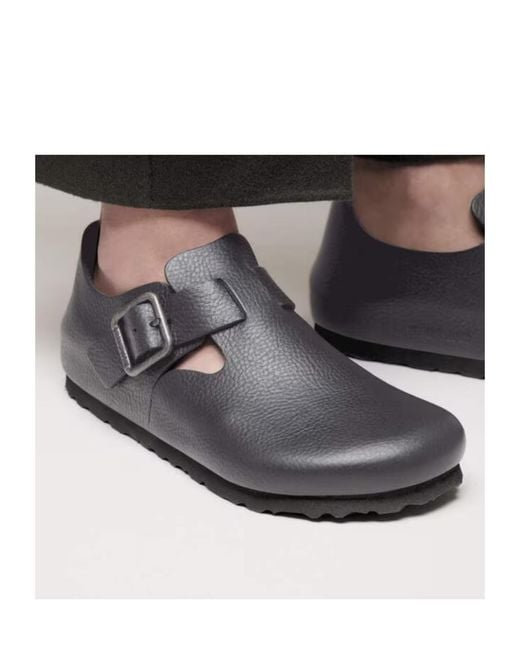 Birkenstock Brown London Wire Buckle Loafers for men