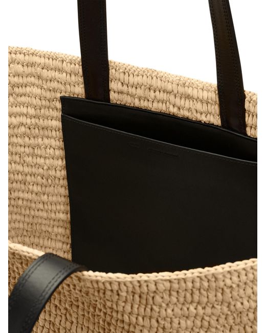 AMI Natural Ami Ami De Coeur Large Top Handle Bag for men