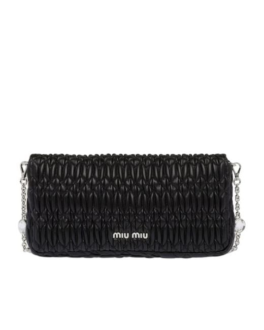 Miu Miu Black Iconic Crystal Bag