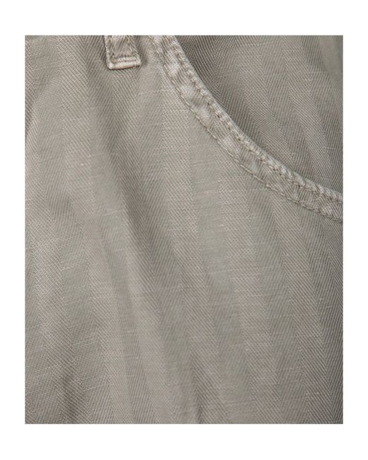Jacob Cohen Gray Scott Chambray Straight-Leg Trousers for men