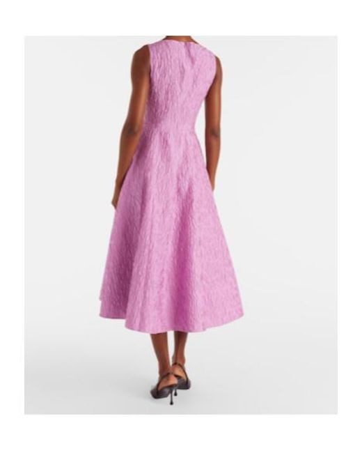 Roksanda Purple Sleeveless Midi Dress