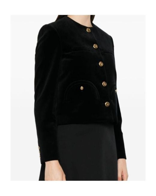 Blazé Milano Black Blazé Milano Jealousy Shamo Cropped Blazer