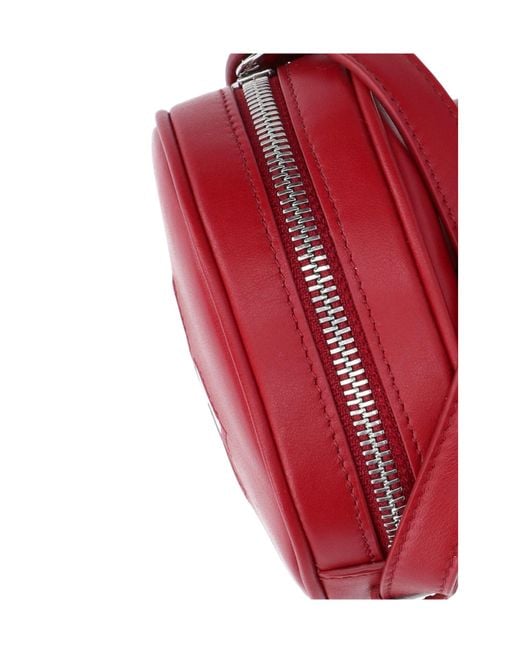 Courreges Pink Courrèges Reedition Circle Logo Detailed Crossbody Bag