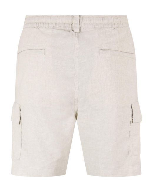 Boss White Comfortable Cargo Shorts for men