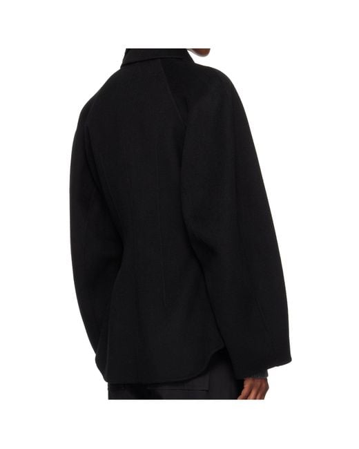Rohe Black Long Sleeve Casual Jacket