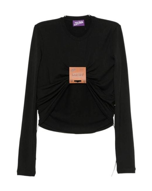 Jean Paul Gaultier Black Long-Sleeve T-Shirt