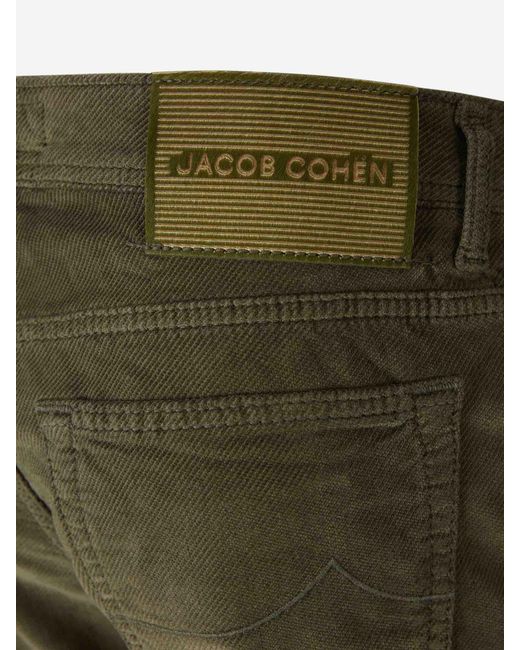 Jacob Cohen Green Belt Loop Casual Pants for men