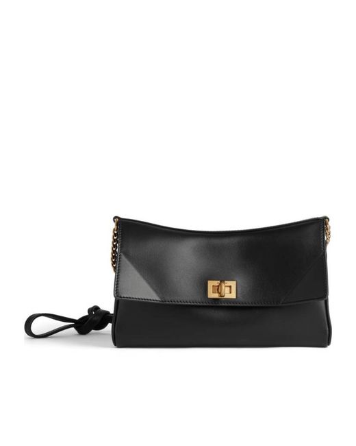 Balenciaga Black Rodeo On Chain Wallet