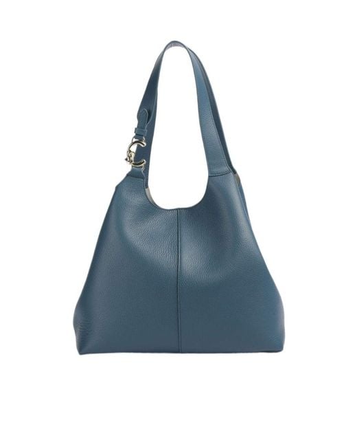 Coccinelle Blue C-Easy Large Shoulder Bag