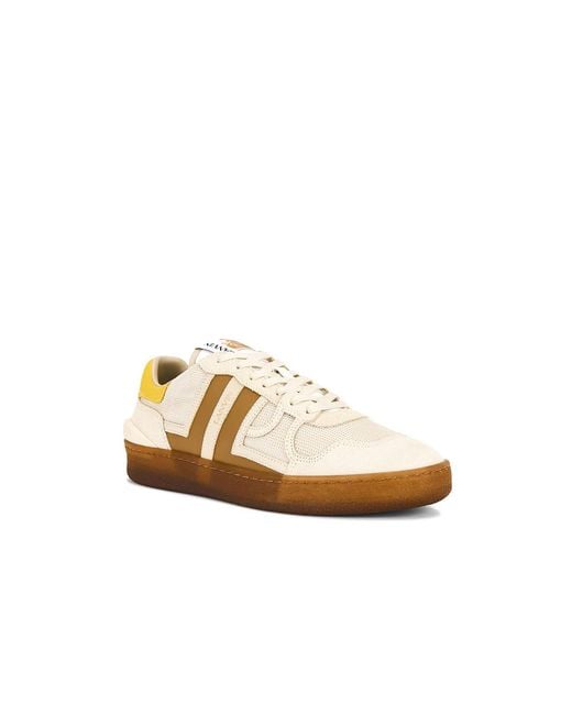 Lanvin Metallic Almond Toe Sneakers for men