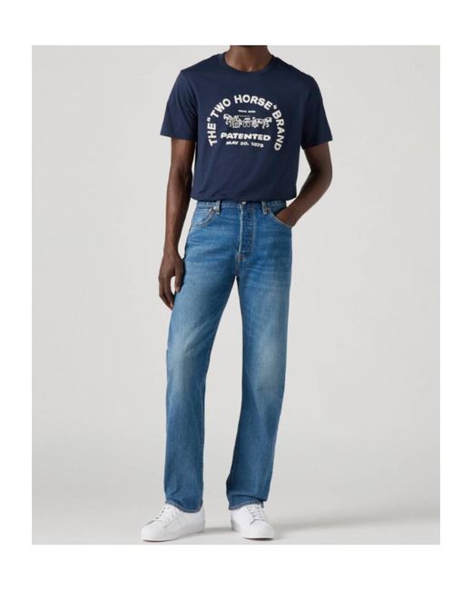 Levi's Blue 501 Original Lightweight Jeans for men