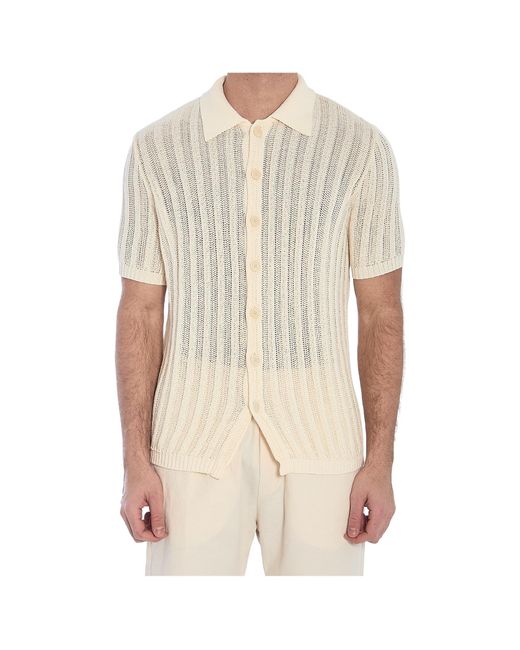 Barena White Elo Maris Striped Jumper for men