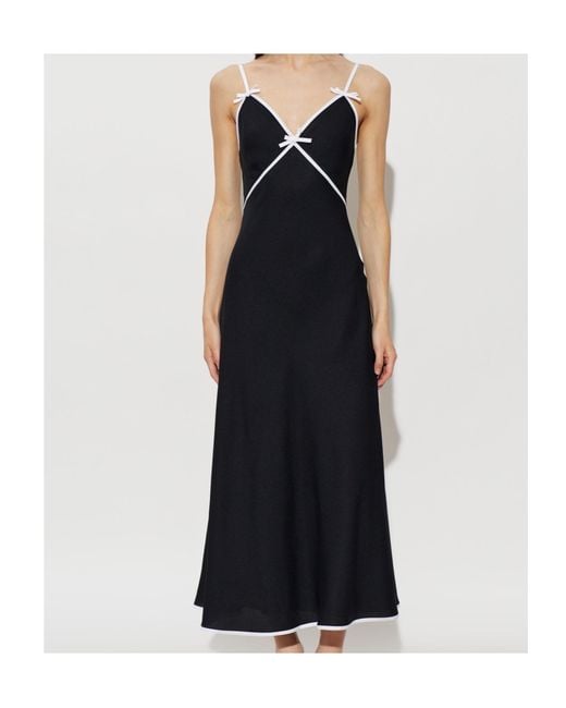 Moschino Black Strappy Dress