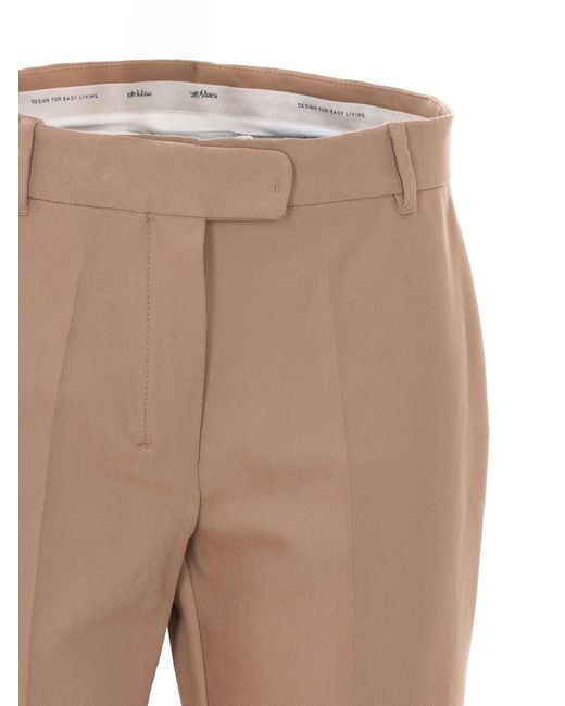 Max Mara Natural 'S Fatina Pleated Pants
