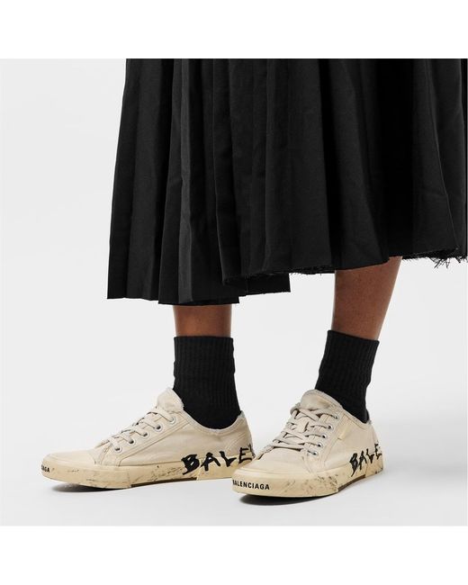 Balenciaga Natural Low-Top Sneakers