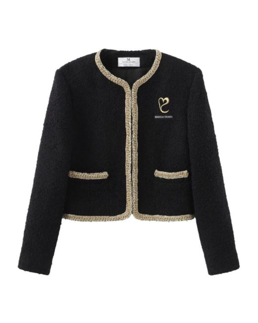 Marissa Chiara Black Long Sleeve Jacket