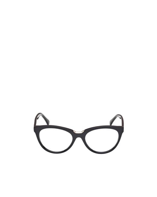 Max Mara White Cat-Eye Glasses
