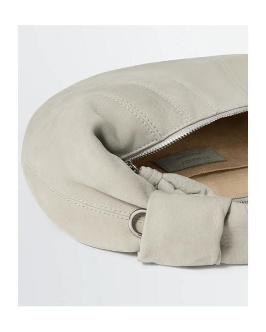 Lemaire Gray Croissant Shoulder Bag