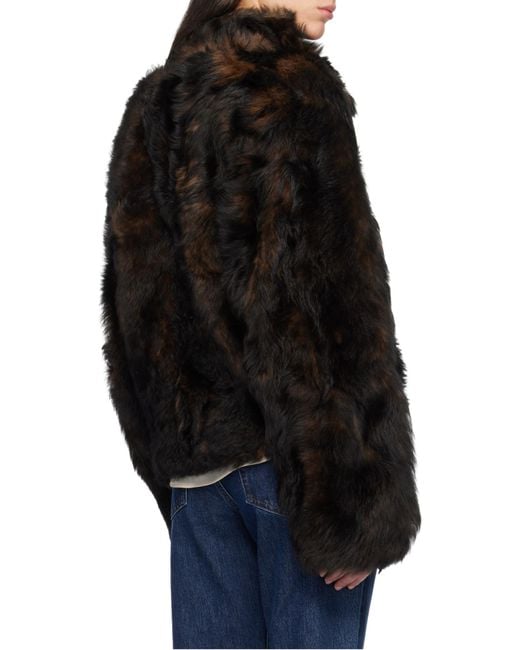 Totême Black Totême Silky Shearling Jacket