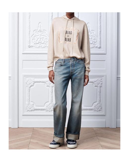 Dior Natural Book Cover Hooded Sweatshirt