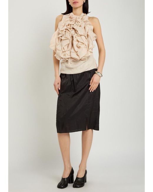 Maison Margiela Natural Silk Top