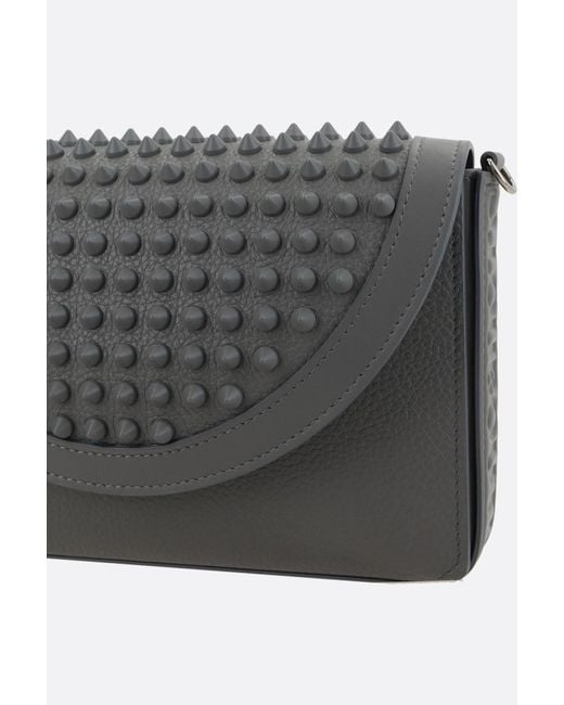Christian Louboutin Gray Funky Spikes Wallet for men