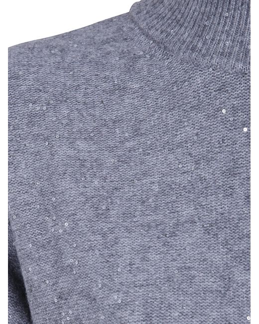 Seventy Blue High-Neck Knit To
