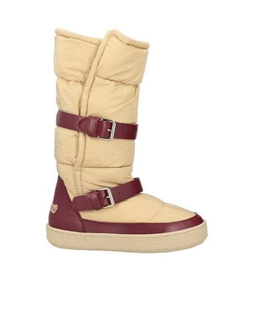 Isabel Marant Natural Two-Tone Boots