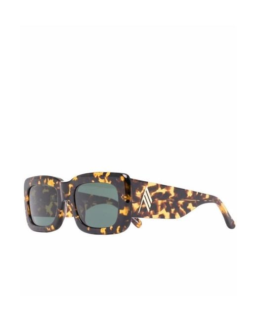 The Attico Black Logo Sunglasses