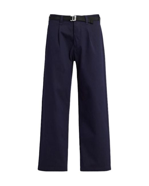 Stone Island Blue Elastic Waist Casual Pants for men