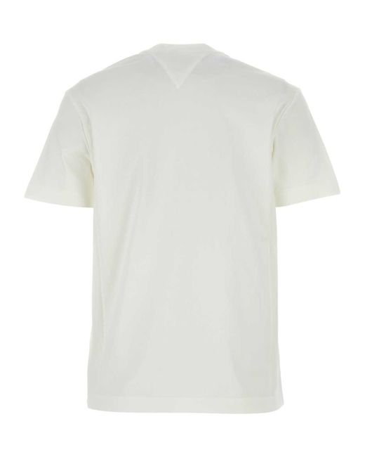 Bottega Veneta White Light Jersey T-Shirt