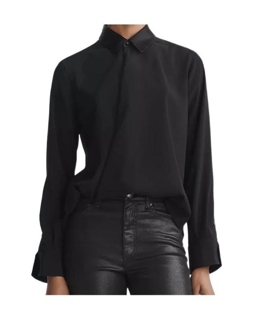 Rag & Bone Black Long Sleeve Shirt