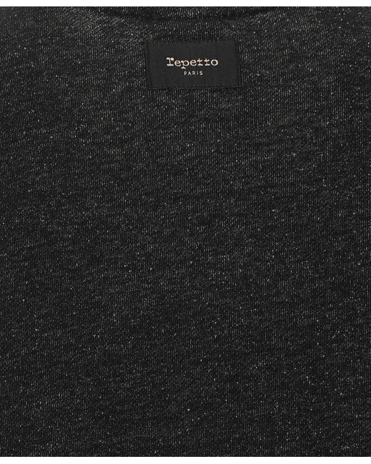 Repetto Black Logo Crewneck Sweatshirt