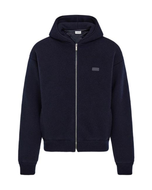 Ferragamo Blue Wool Blouson for men